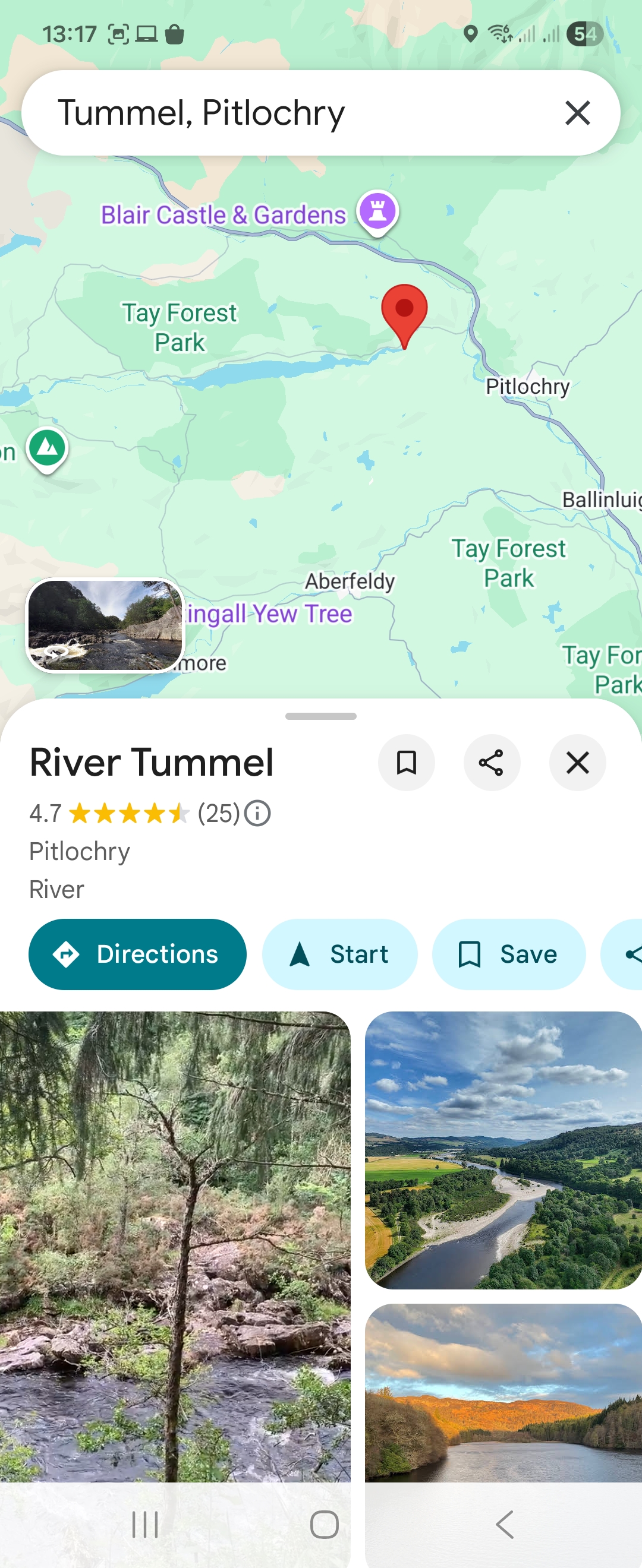 Day 6 route map