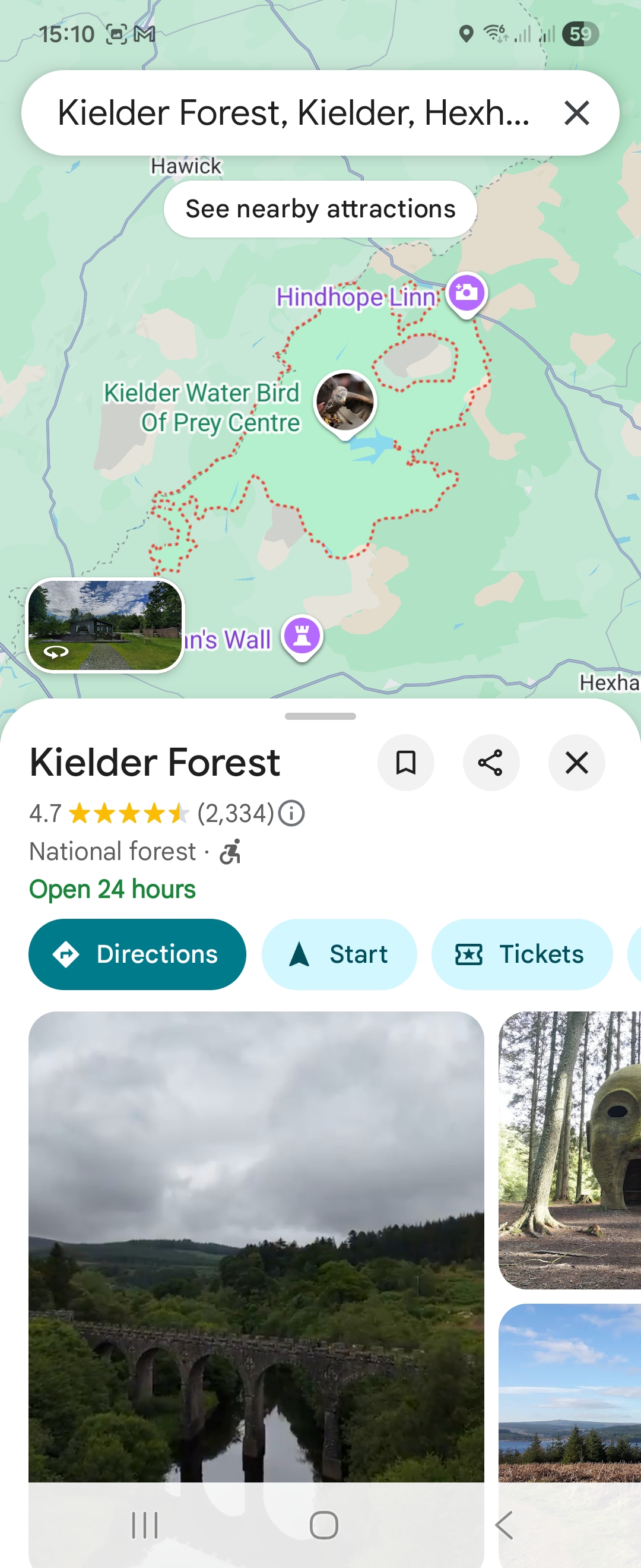 Day 4 route map