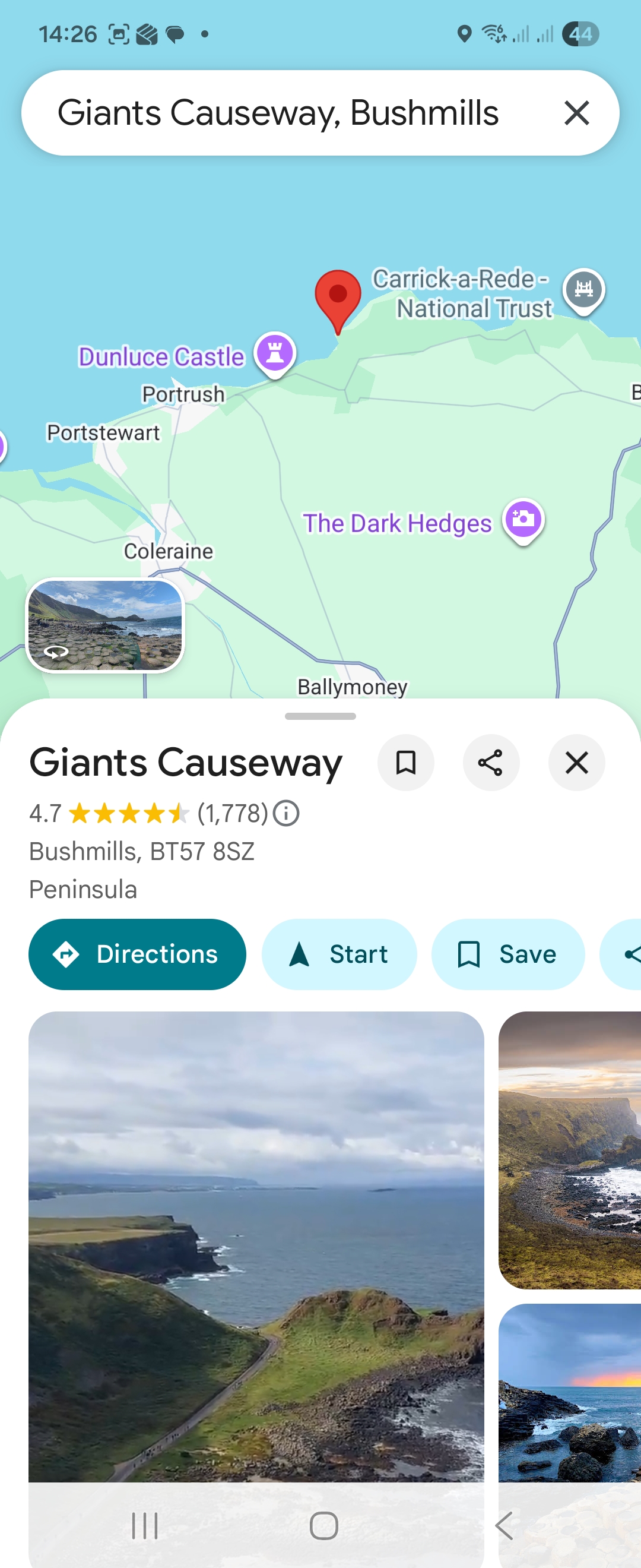 Day 4 route map