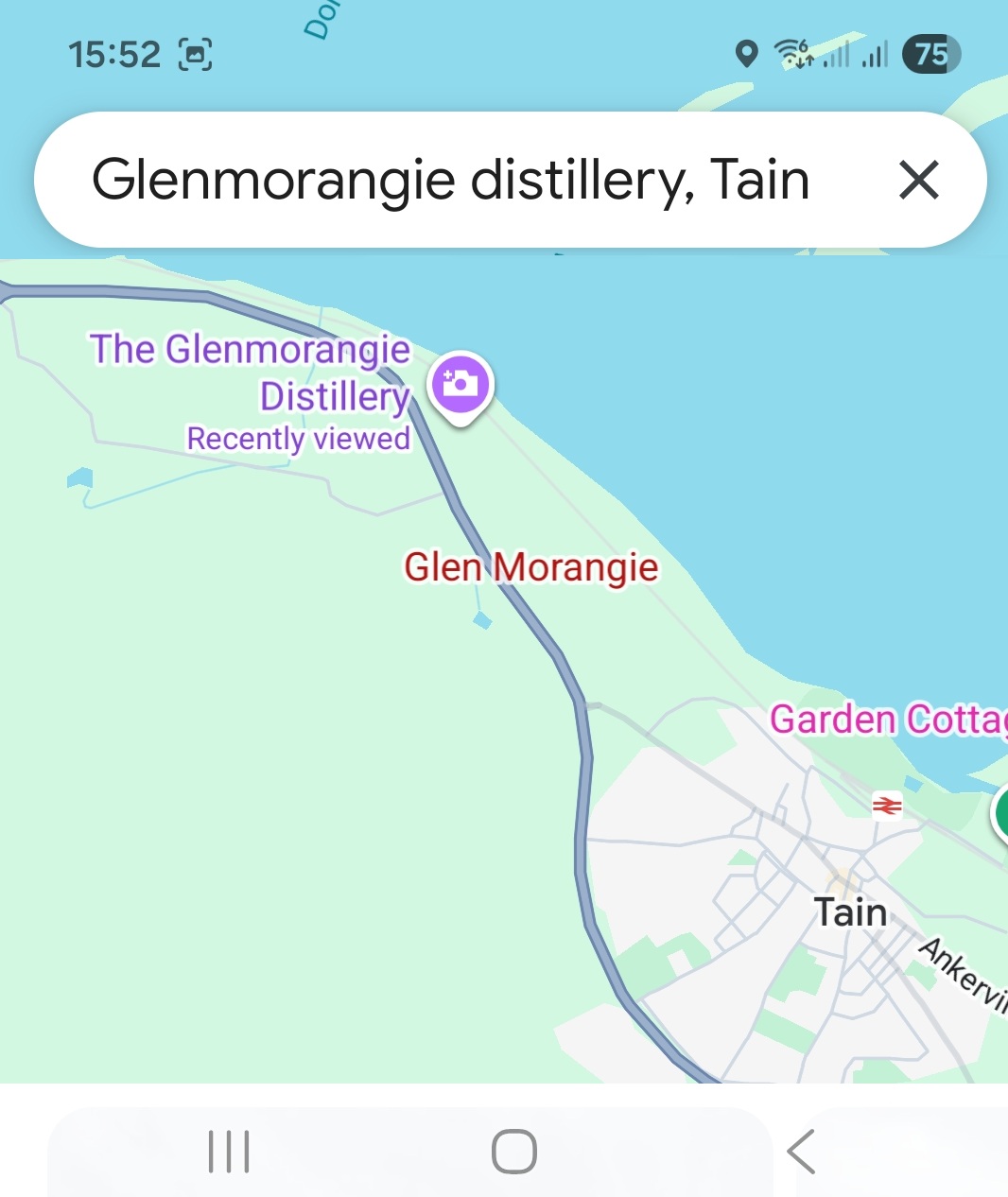Glenmorangie map