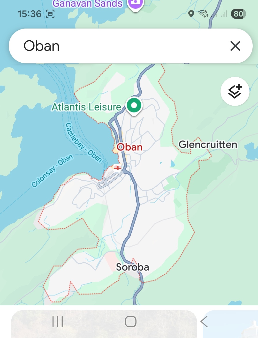 Oban & Argyll Coast map