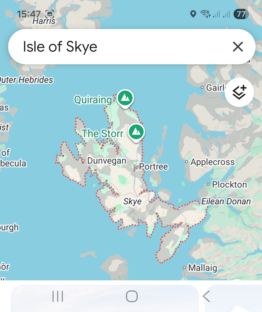 Isle of Skye map