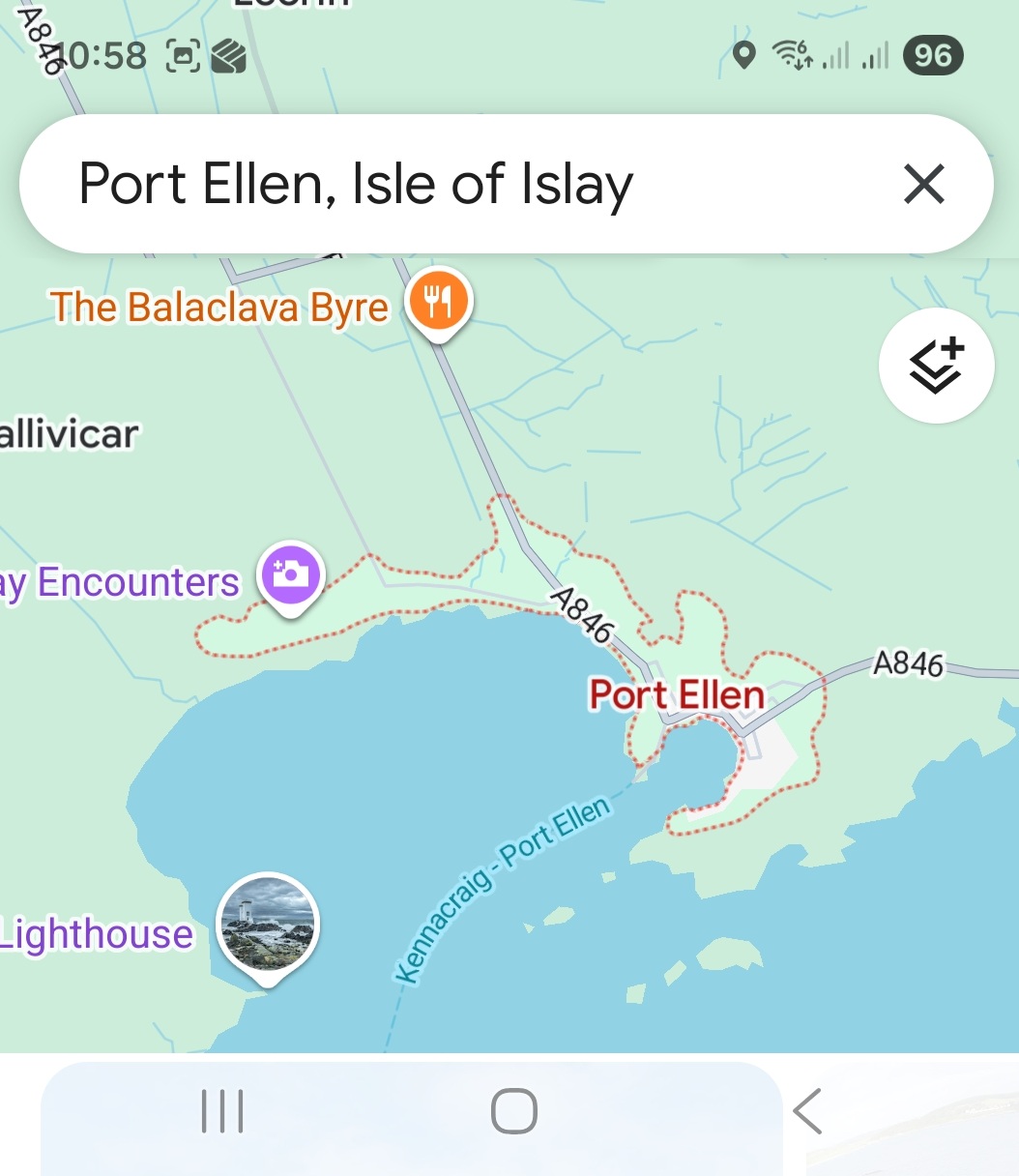 South Islay map