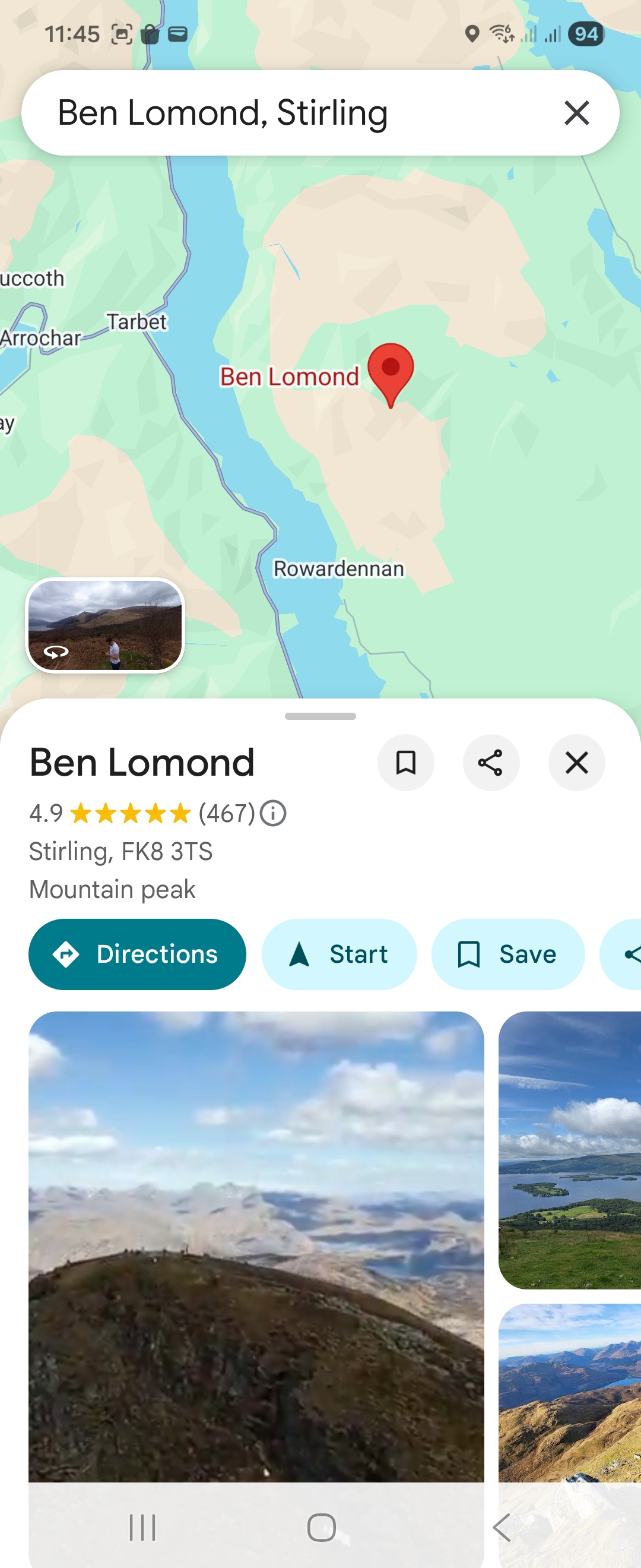 Day 2 route map