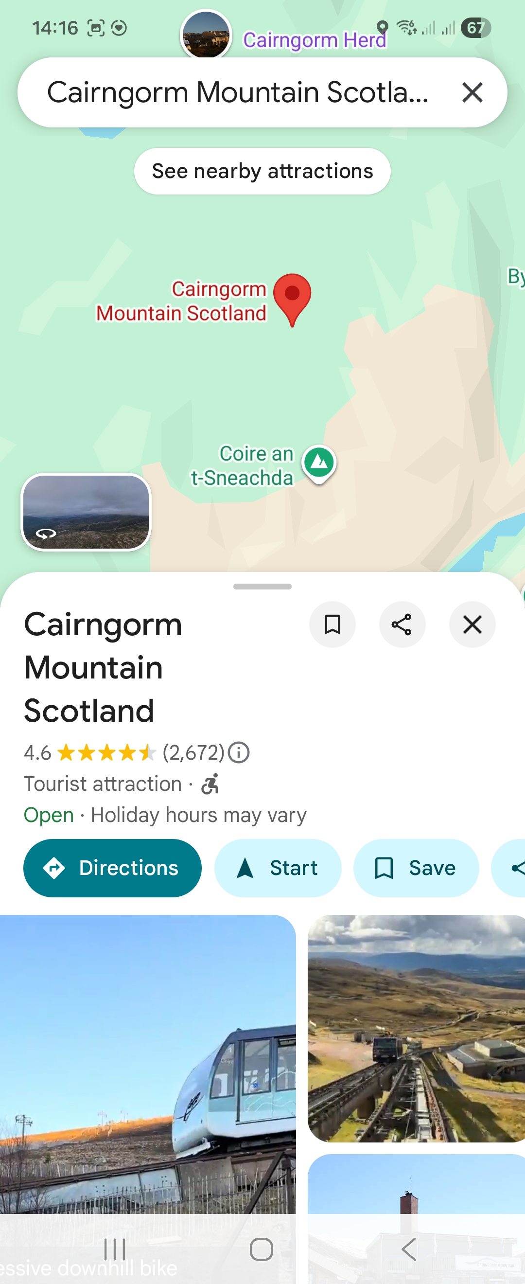 Day 7 route map