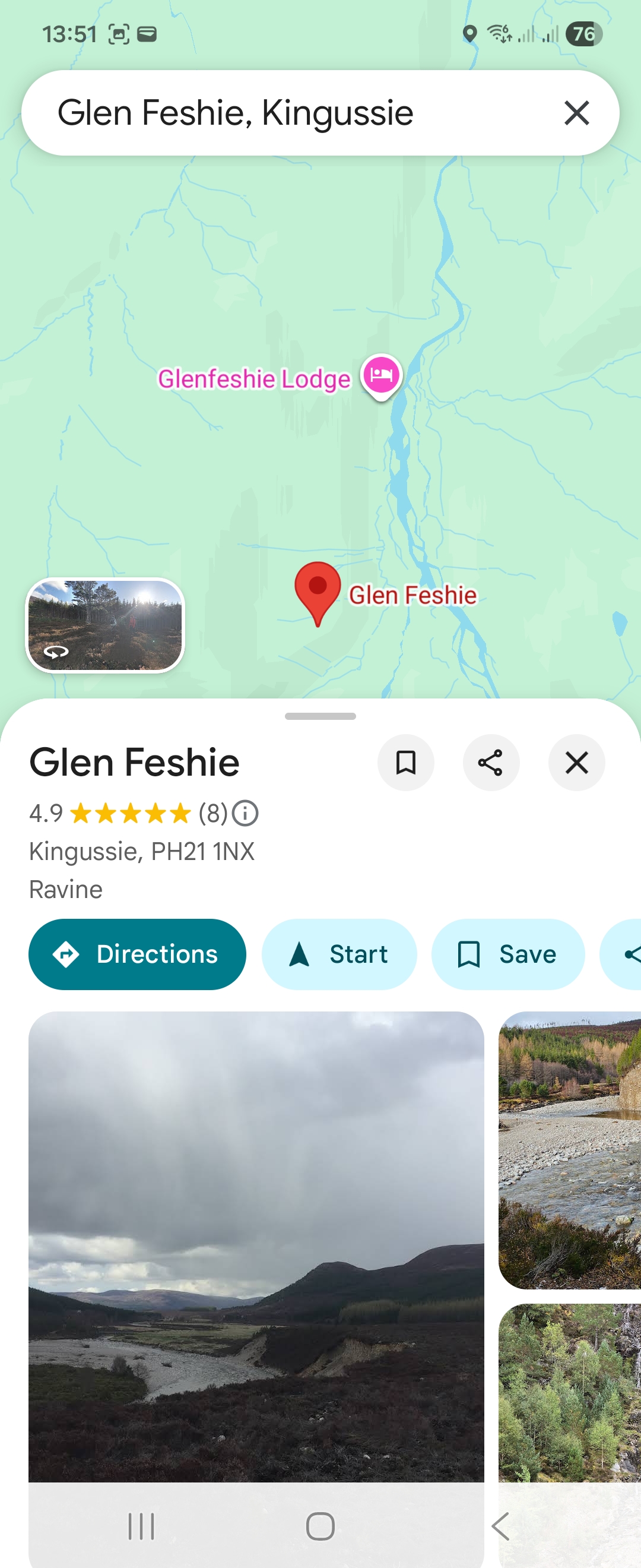 Day 3 route map