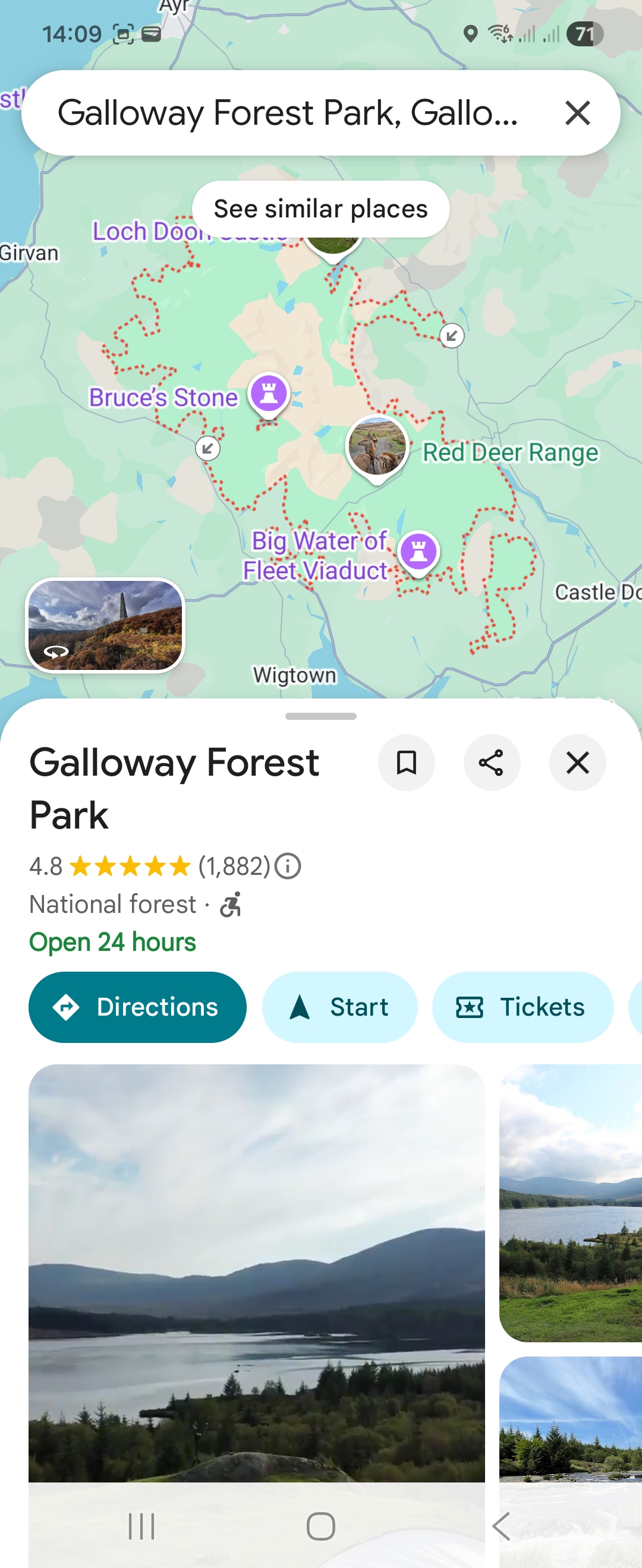 Day 5 route map
